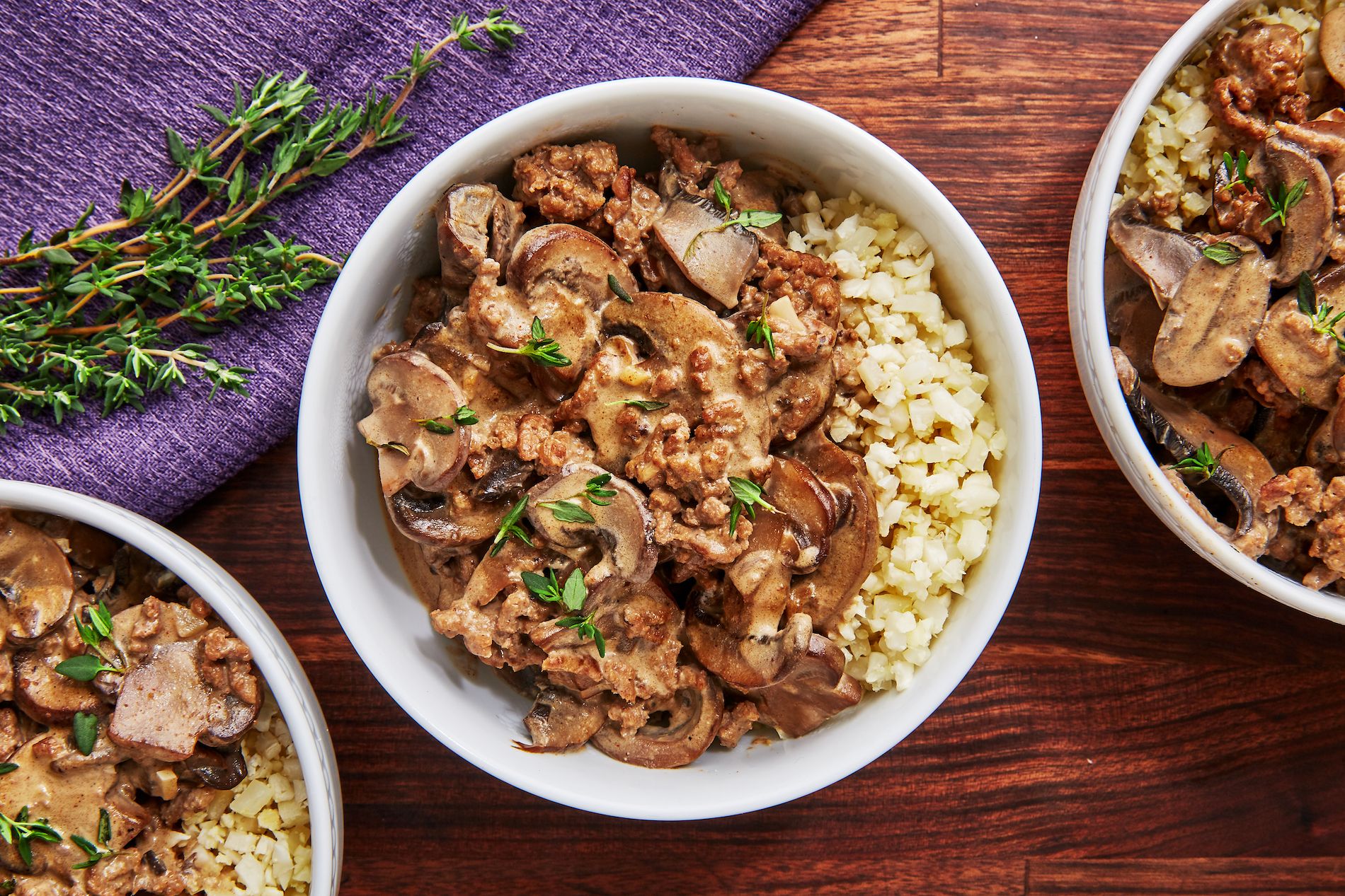 Keto Beef Stroganoff Final Dish