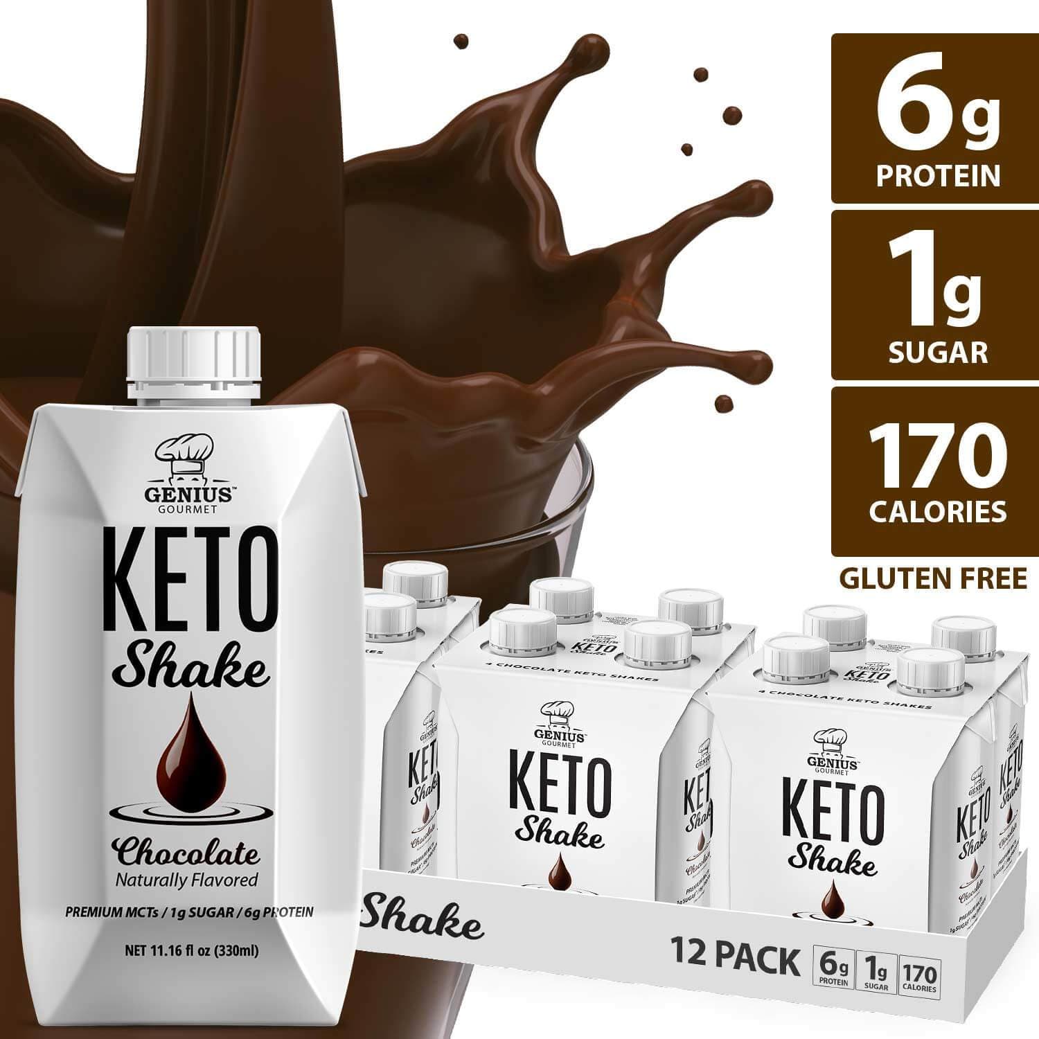 Keto shake in a glass