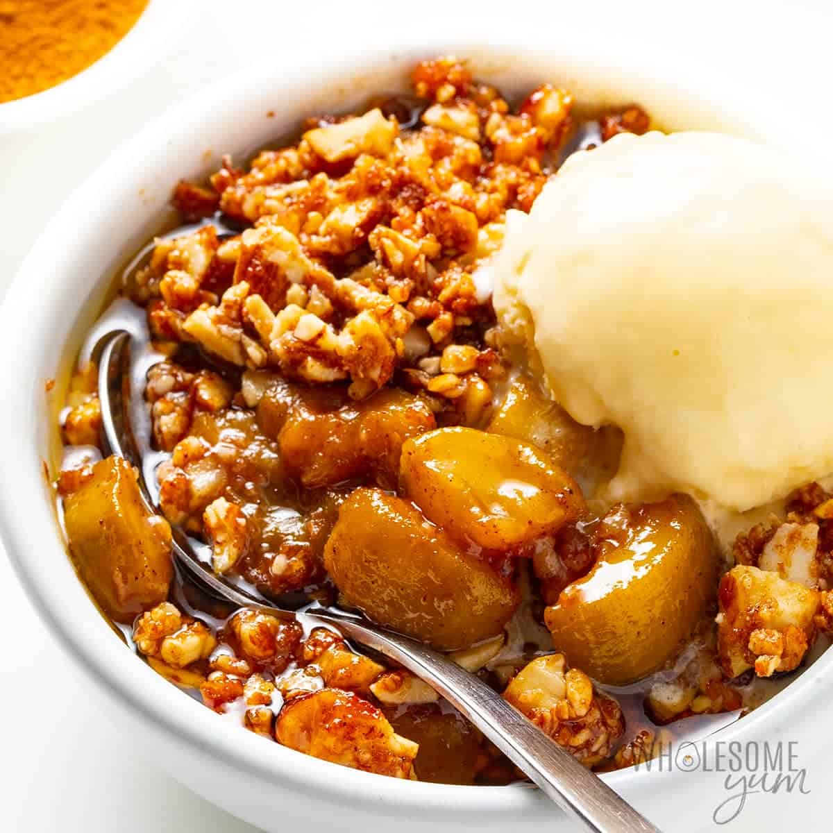 Nutritious Almond Flour Apple Crisp