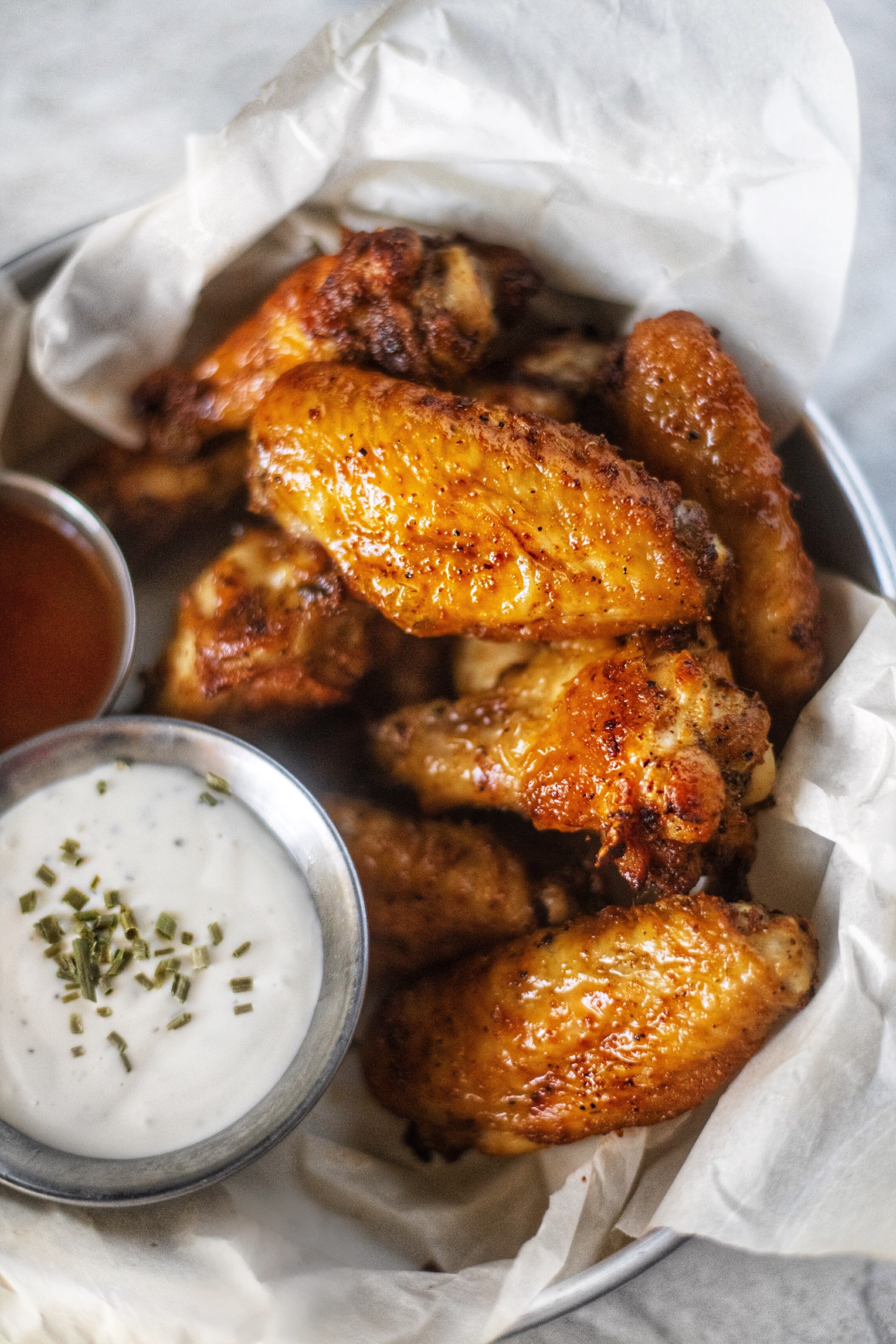 Delicious keto chicken wings